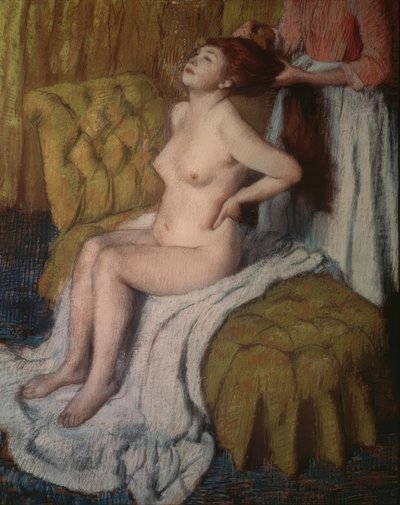 A Woman Having Her Hair Combed by Edgar Degas